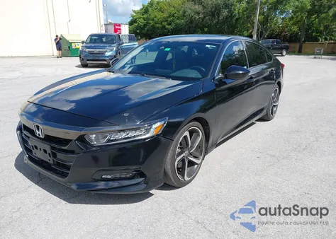 2020 Honda Accord Sport from USA, damaged, VIN 1HGCV1F37LA052862